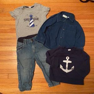 Lot of toddler summer staples and outfits